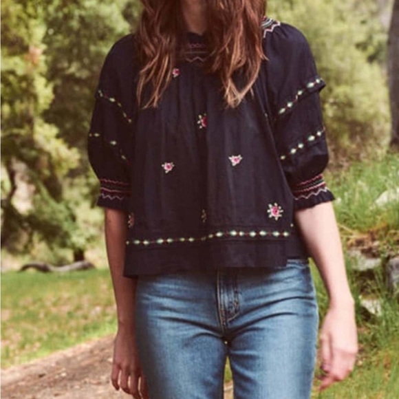 THE GREAT. Tops - The Great. Folklore Top